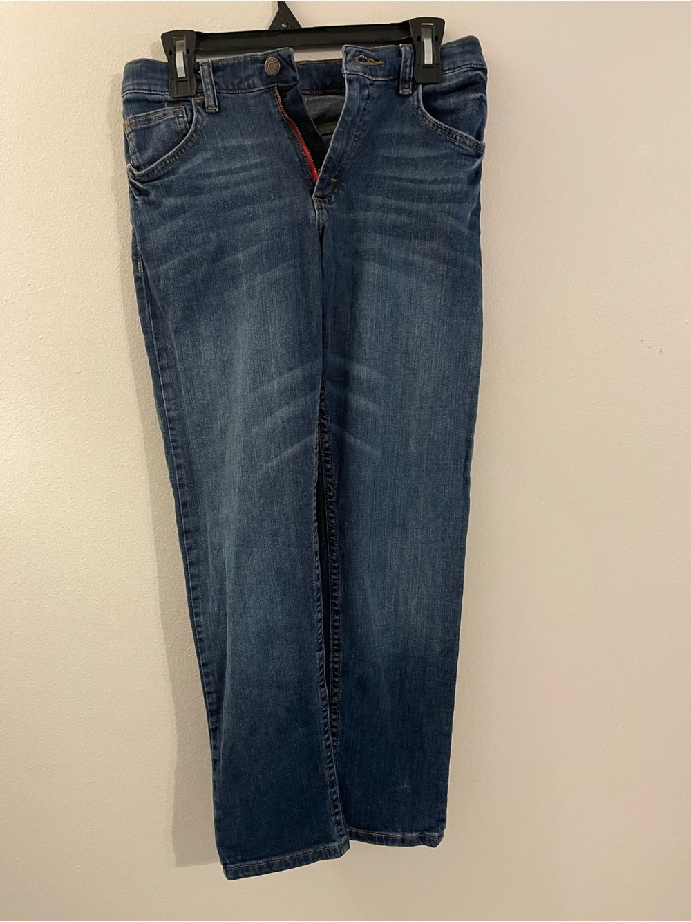 Wrangler Men's Straight Jeans - Blue Denim